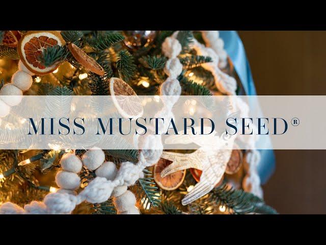 Easy Crochet Bauble Garland (for beginners) | homemade Christmas decor | miss mustard seed