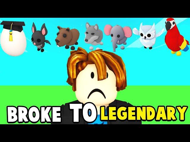 BROKE to LEGENDARY Speedrun in Adopt Me!