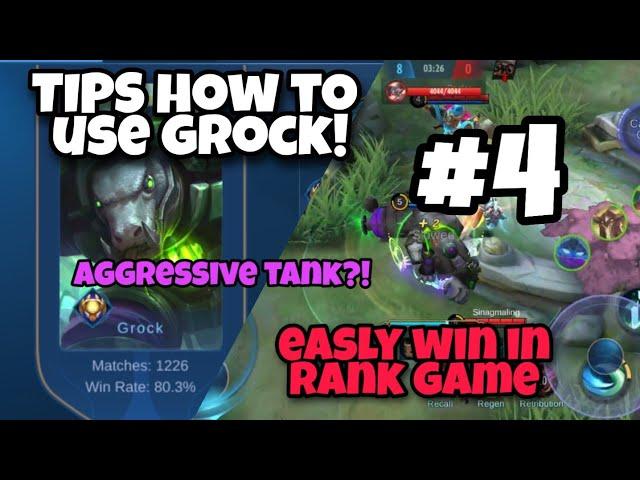 How to use grock? Grock build guide and tips by Nel- | Mobile Legends