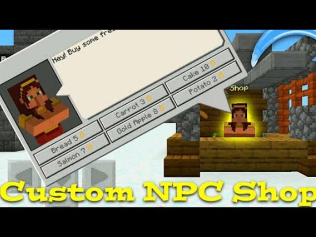 How To Make Custom Npc Shop Using Command Block