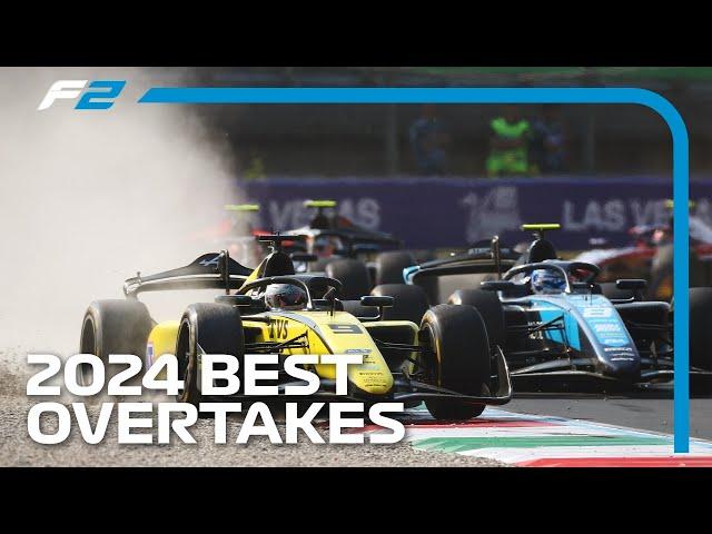 Formula 2's Top Overtakes Of 2024!