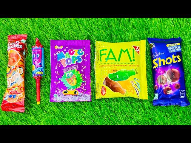 Satisfying video Asmr lollipops candy and chocolate gummy candy unboxing video Asmr.| candy baby