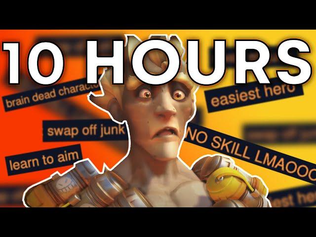 I Spent 10 HOURS Learning Junkrat to Prove He's the EASIEST Hero