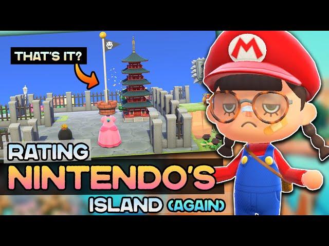  Rating the OFFICIAL NINTENDO ISLAND's Mario Update  || Animal Crossing