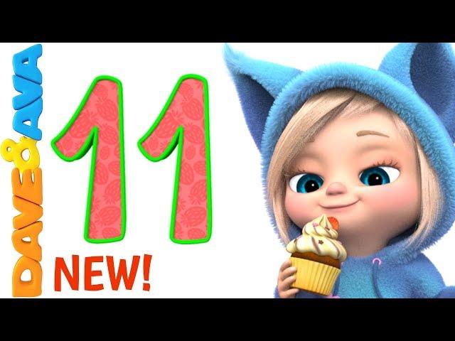  Number Train Part 2 | Nursery Rhymes and Counting Songs | Learn Numbers with Dave and Ava 