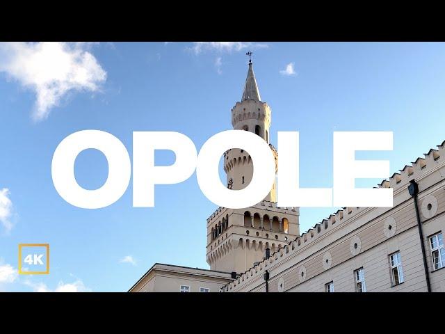 Opole - Poland  4K virtual walking tour