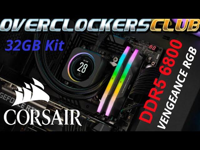 Corsair Vengeance RGB DDR5 6800MHz RAM Kit Review!