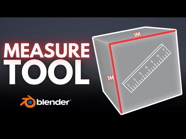 Learn the Measure Tool in Blender!