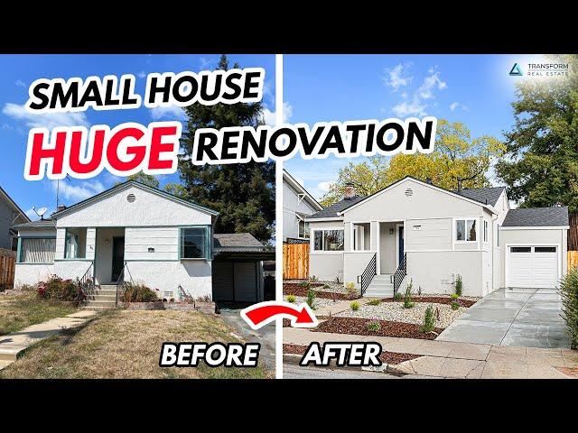 Small House Flip Huge Home Renovation Before & After