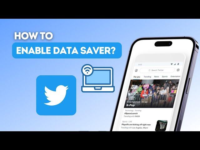 How to enable data saver on Twitter?