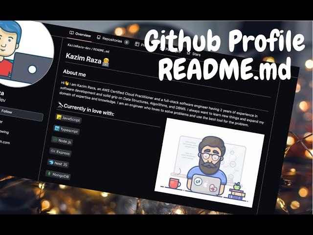 Make Your GitHub Profile Looks Pro & Next Level | Amazing Github Profile README (NEW 2024)