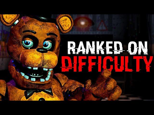 Ranking EVERY FNAF Game Based On DIFFICULTY