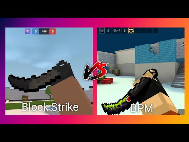 Karambit + Block Strike VS BlockPost Mobile