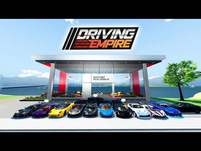 Huge Supercar Dealership Roleplay In Driving Empire!