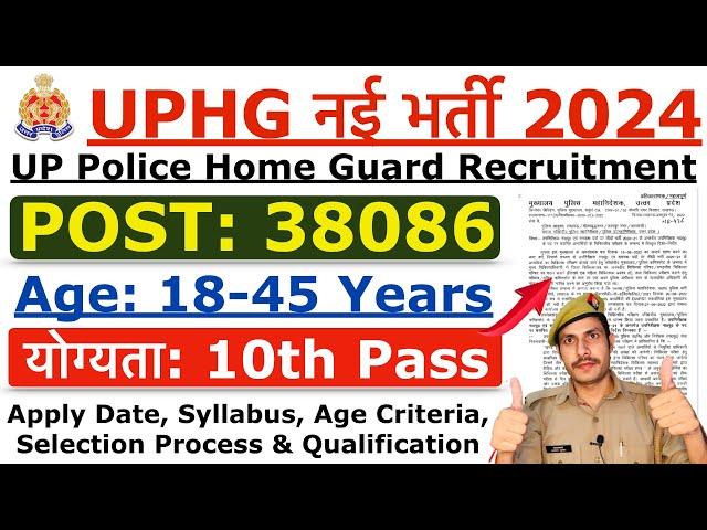 UP Police Home Guard Recruitment 2024 | UP Police Home Guard New Vacancy 2024 | Age, Qualification