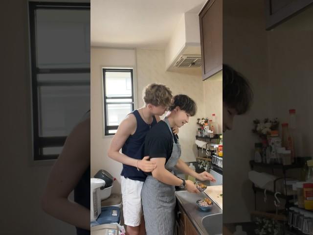 Making asian food for my boyfriend 🫶🫶🫶 #gay #couple #couplegoals #同性カップル #ゲイカップル