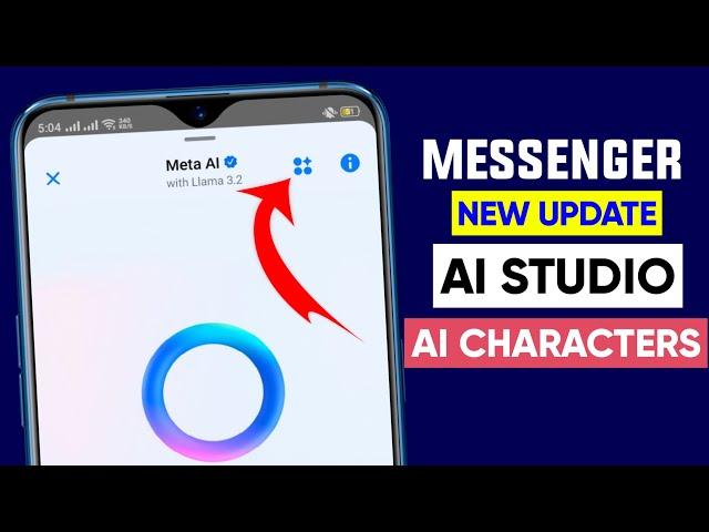 Messenger AI studio update || AI studio feature on messenger