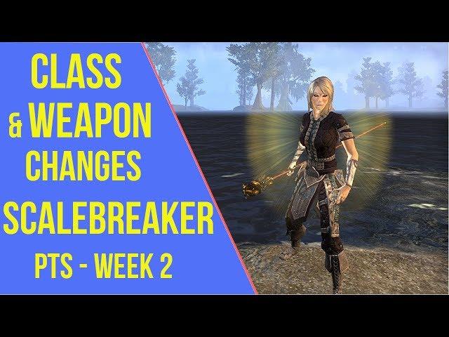 Scalebreaker Class Changes & Weapon Changes | ESO Scalebreaker PTS Week 2