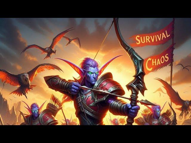 The best Warcraft 3 map: Survival Chaos ️ | Pro battle | Blood Elves