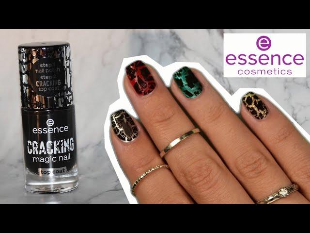 The Magic of Essence Cracking Nail Polish Top Coat