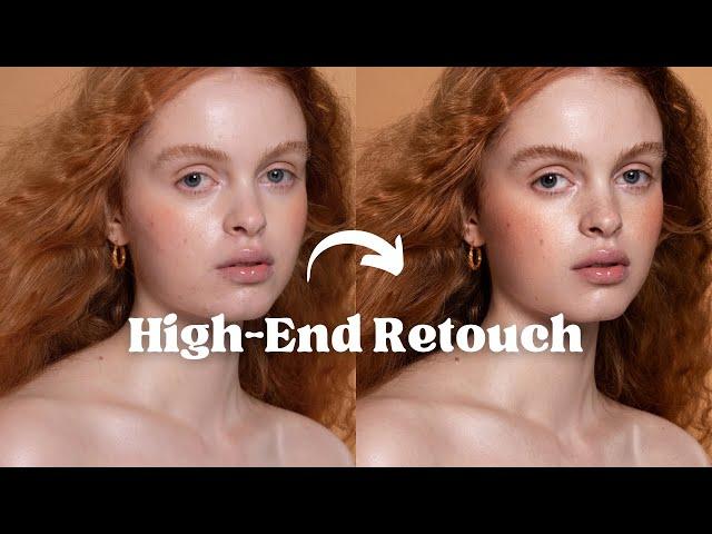 High-End Skin Retouching Tutorial in Photoshop | The BEST Way to Dodge and Burn in 2024