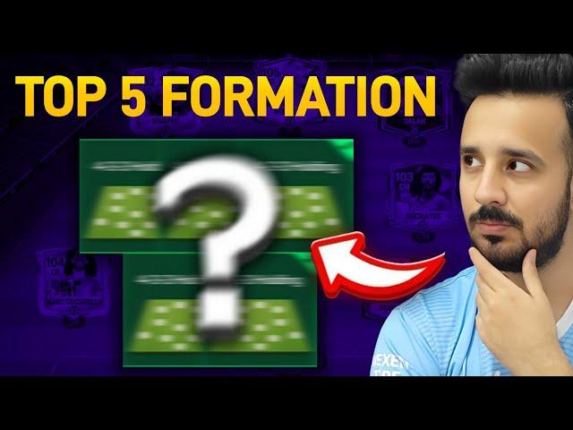 TOP 5 META FORMATIONS FOR H2H - FC MOBILE 25