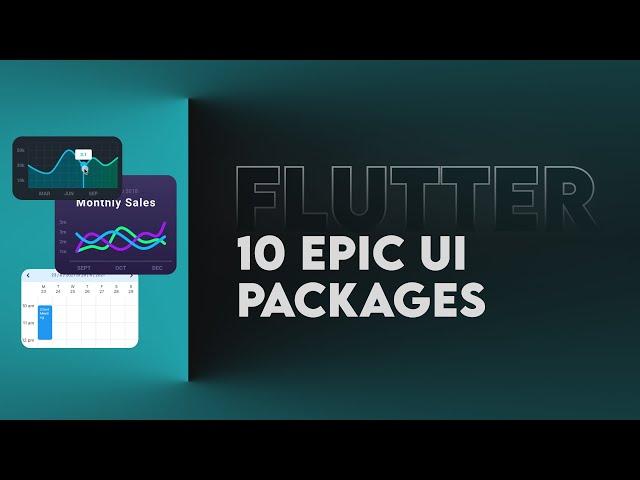 The 10 MOST EPIC UI Packages in Flutter You Need to Know in 2024!