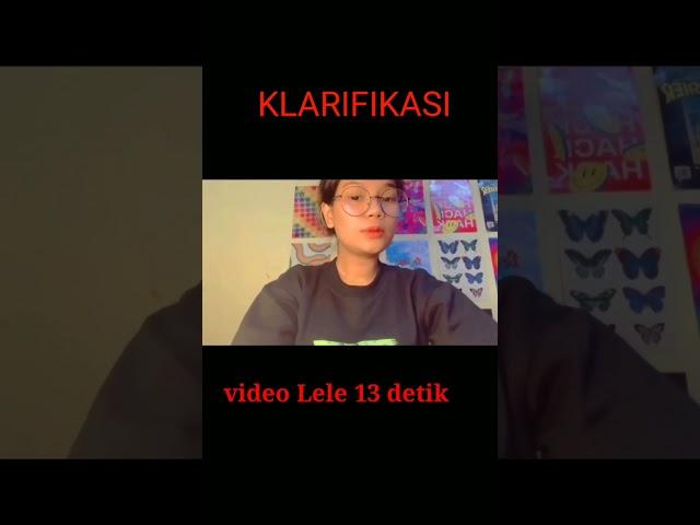 Klarifikasi Lele Viral 13 Detik #shorts