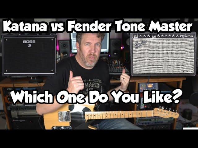 Boss Katana 50 vs Fender Tone Master Deluxe Reverb