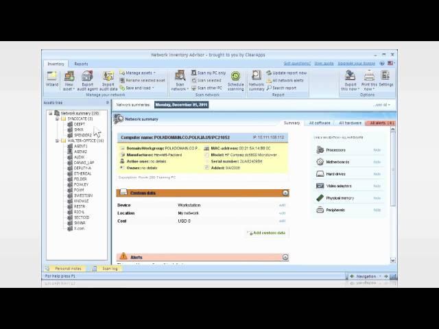 Free Network Inventory Tool symplifies hardware and software inventory