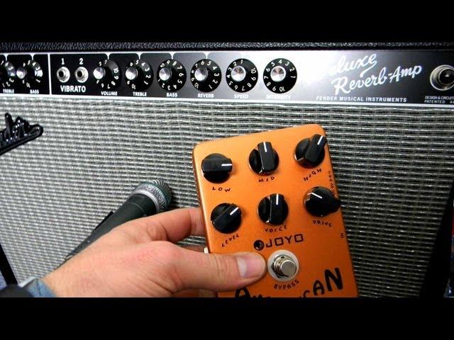 Fender Deluxe Reverb vs Joyo American Sound Amp Simulation Pedal Blind Test