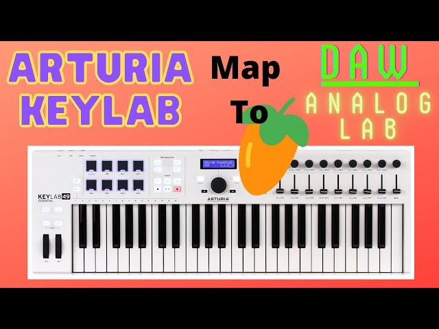 Arturia KEYLAB midi controller auto-map to Analog Lab, DAW &  FL Studio