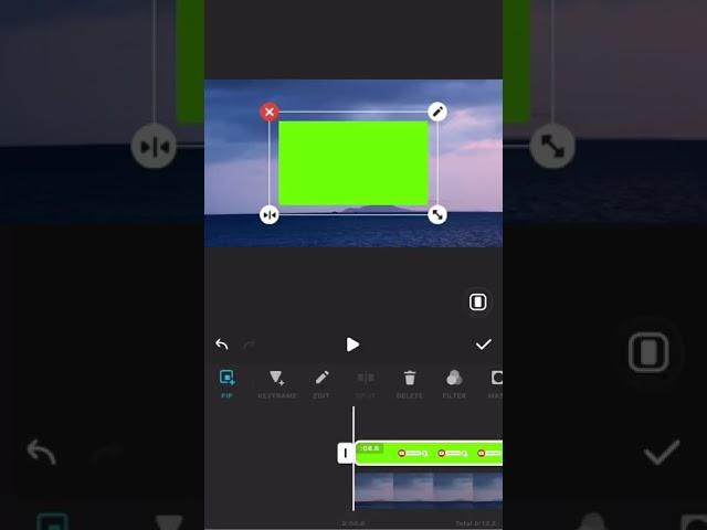 How to edit greeenscreen videos (InShot)  #greenscreen #inshot #editing