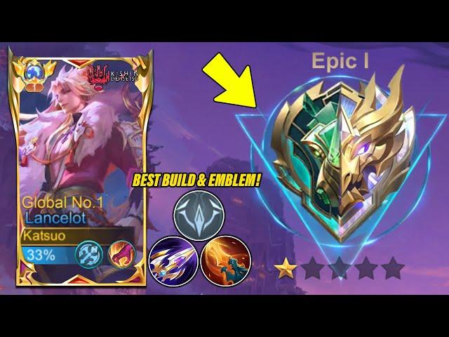 NEW SEASON , NEW LANCELOT BROKEN BUILD AND EMBLEM 2024!! ( WTF DAMAGE! )