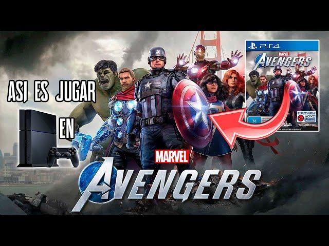 ASÍ ES JUGAR Marvel Avengers en PS4!! | Gráficos y Rendimiento ¿Vale la pena?