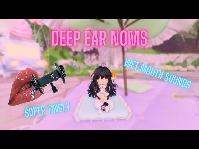 ROBLOX ASMR  DEEP EAR NOMS TO CURE YOU TINGLE IMMUNITY (️SUPER INTENSE️)