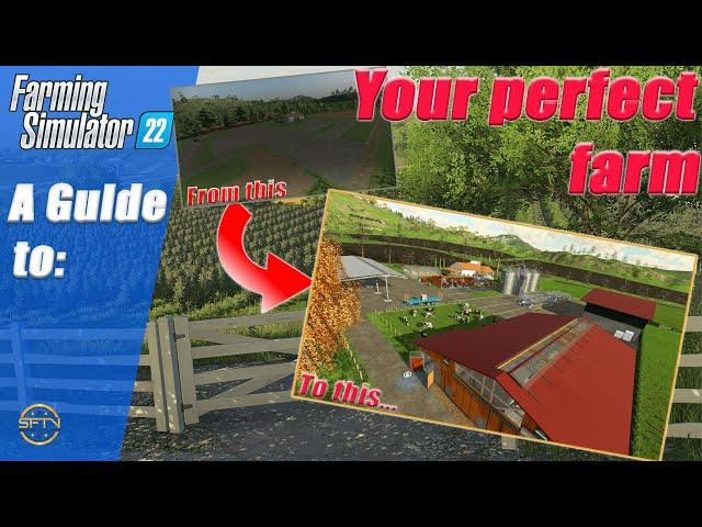 This is how to build your perfect farm in Farming Simulator 22!