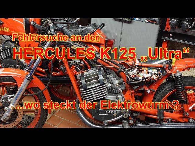 Fehlersuche in der Elektrik an der HERCULES K125 "Ultra"