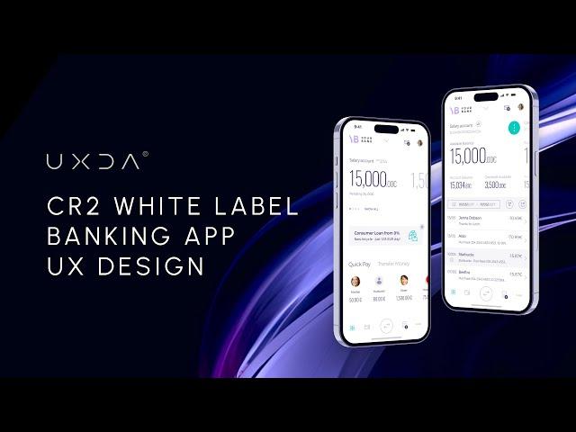 White Label Mobile Banking App UX/UI Design by UXDA