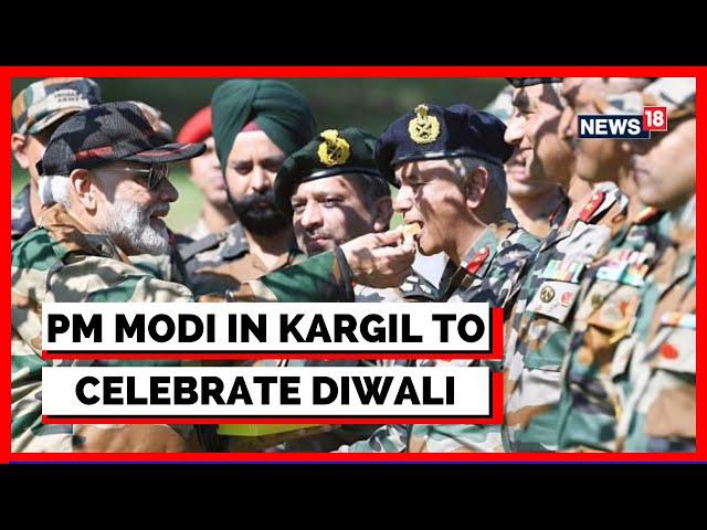 Happy Diwali 2022 | PM Modi Reaches Kargil To Celebrate Diwali With Jawans | Diwali News Today