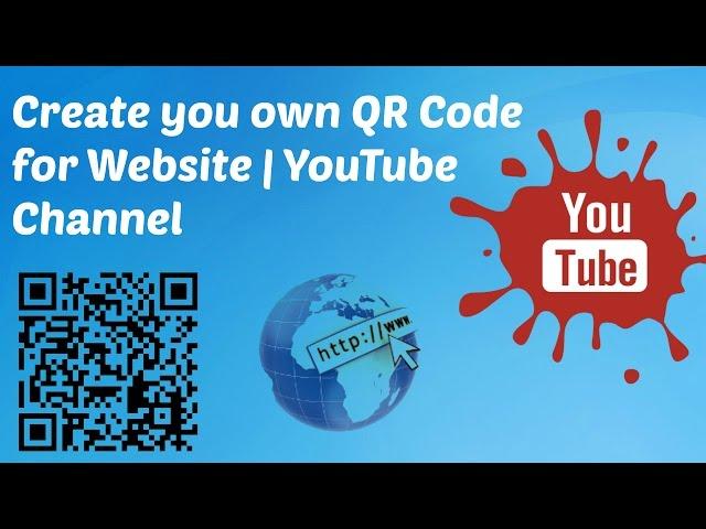 How to Create QR Code for Website | YouTube Channel | Free QR Code Generator