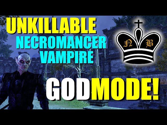 ESO - Magicka Necromancer Vampire Stage 4 build (unkillable, GOD MODE) for The Elder Scrolls Online