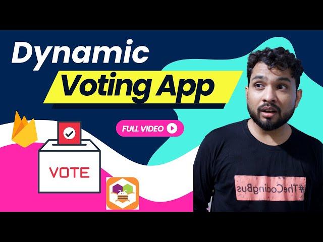 Build a Dynamic Voting App with MIT App Inventor and Firebase FAST!