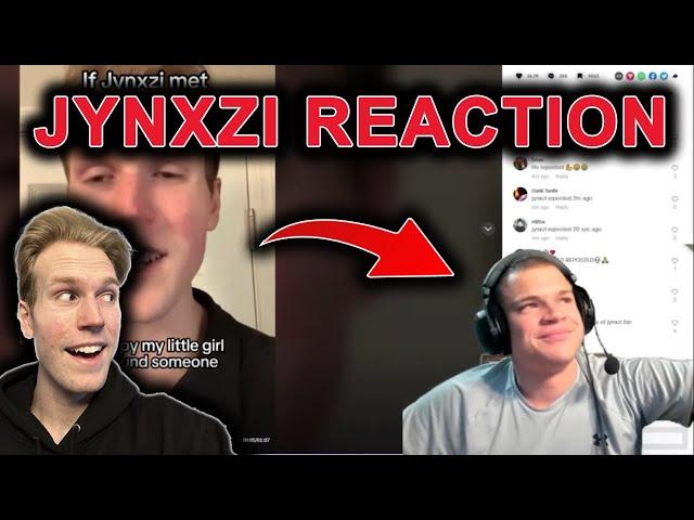 Jynxzi REACTS to my IMPRESSION of HIM!