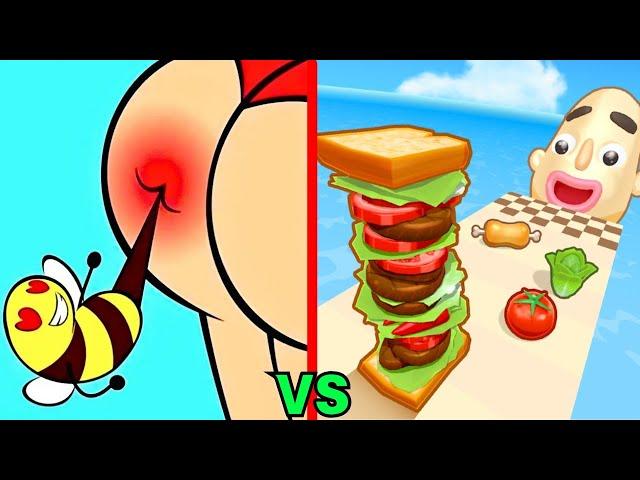 Help Me Tricky Vs Sandwich Runner - Walkthrough ASMR All Levels Gameplay Android iOS - 2025