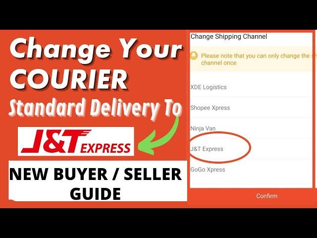 HOW TO CHANGE SHIPPING COURIER IN SHOPEE | #shopee