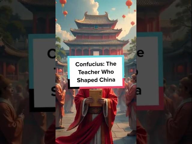 Confucius The Teacher Who Shaped China