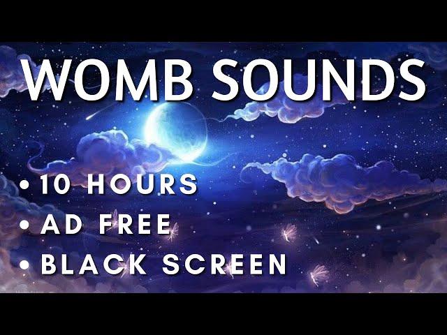 WOMB SOUNDS - White noise and calm heartbeat - 10 HOURS - AD FREE - Perfect for calming your baby