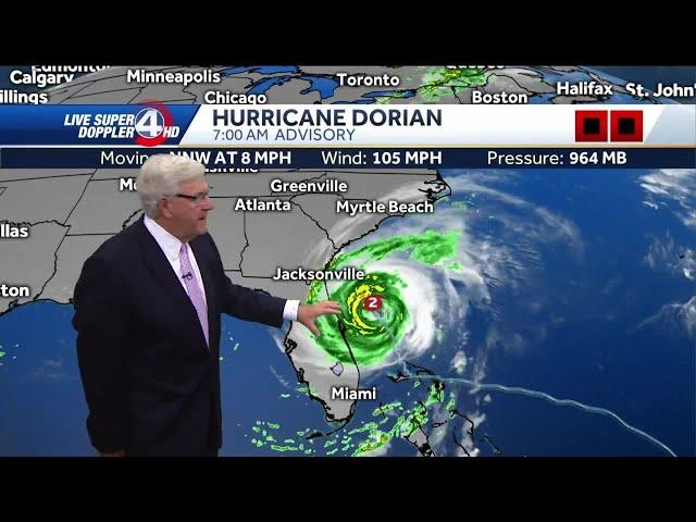 Videocast: Dorian 7AM update