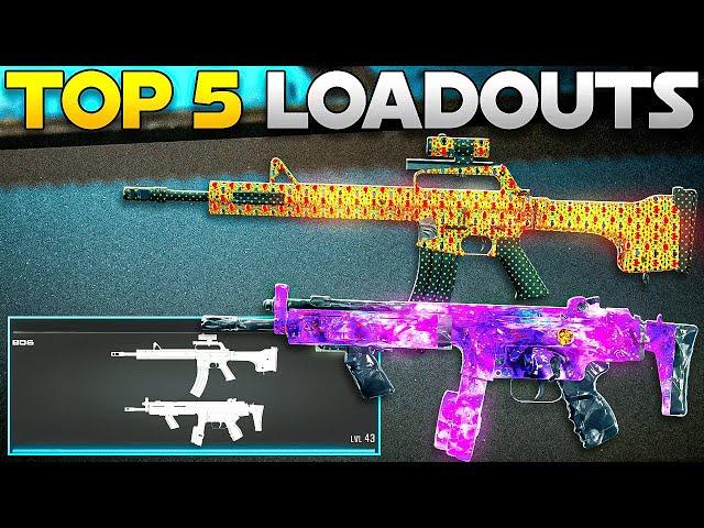 NEW TOP 5 *ZERO RECOIL* META LOADOUTS after UPDATE! (Warzone Meta Loadouts) BO6